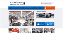 Desktop Screenshot of goodwillbusinessservices.com